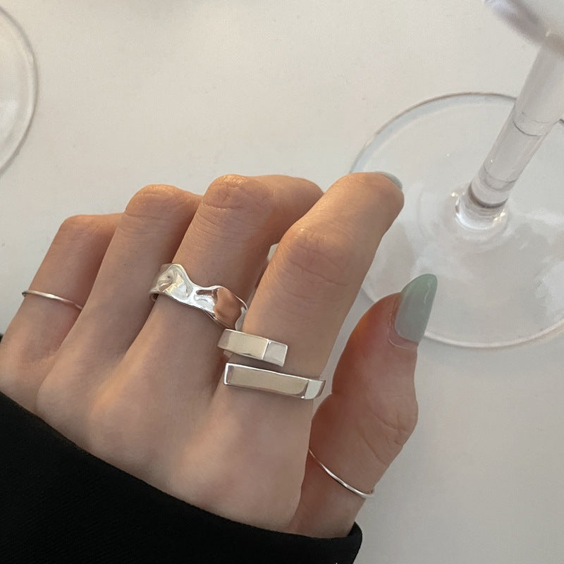 Geometrische vierkante ring