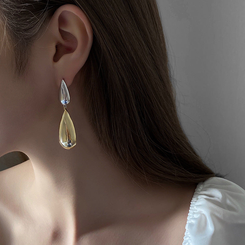 Waterdruppel Color Clash oorbellen