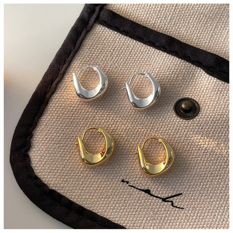 Eenvoudige druppel-creool oorbel