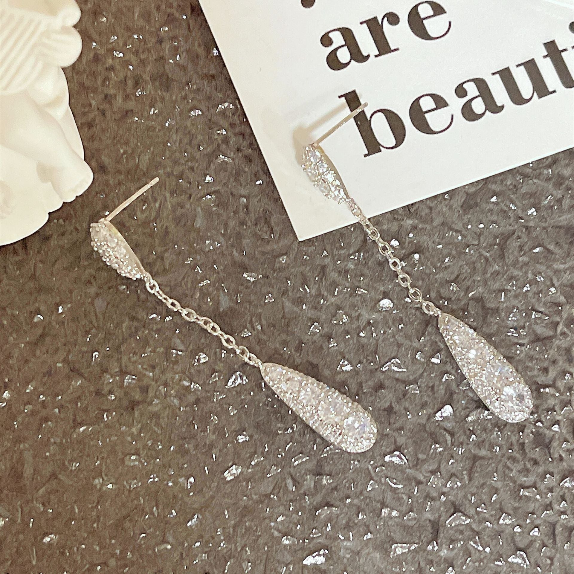 Waterdruppel oorbellen