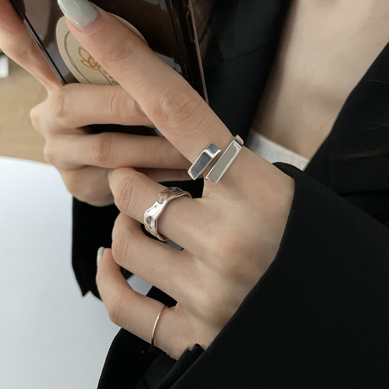 Geometrische vierkante ring
