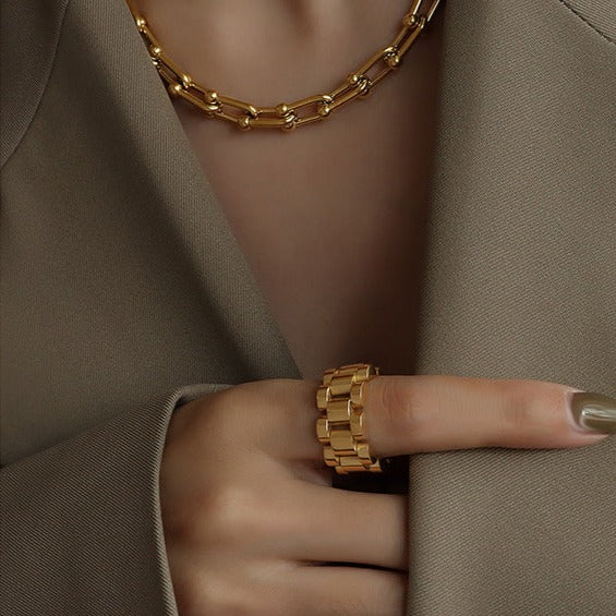 Titanenstaal kettingring