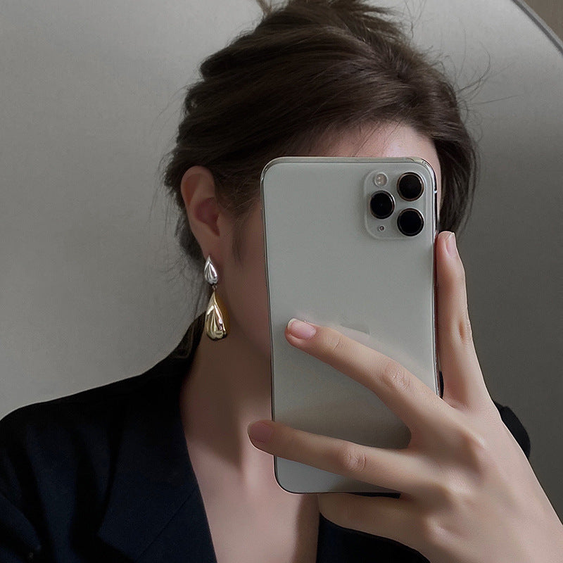 Waterdruppel Color Clash oorbellen