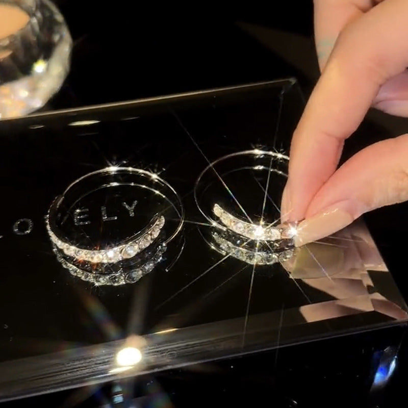 Fonkelende zirkonia-oorbellen