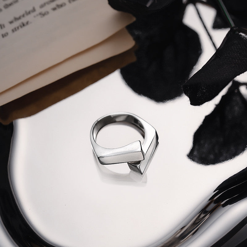 Geometrische vierkante ring