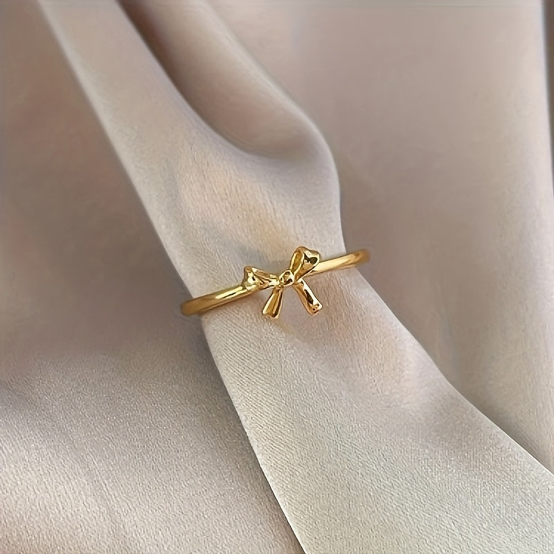 Balletcharme Gouden Strikring voor Geschenk & Glamour