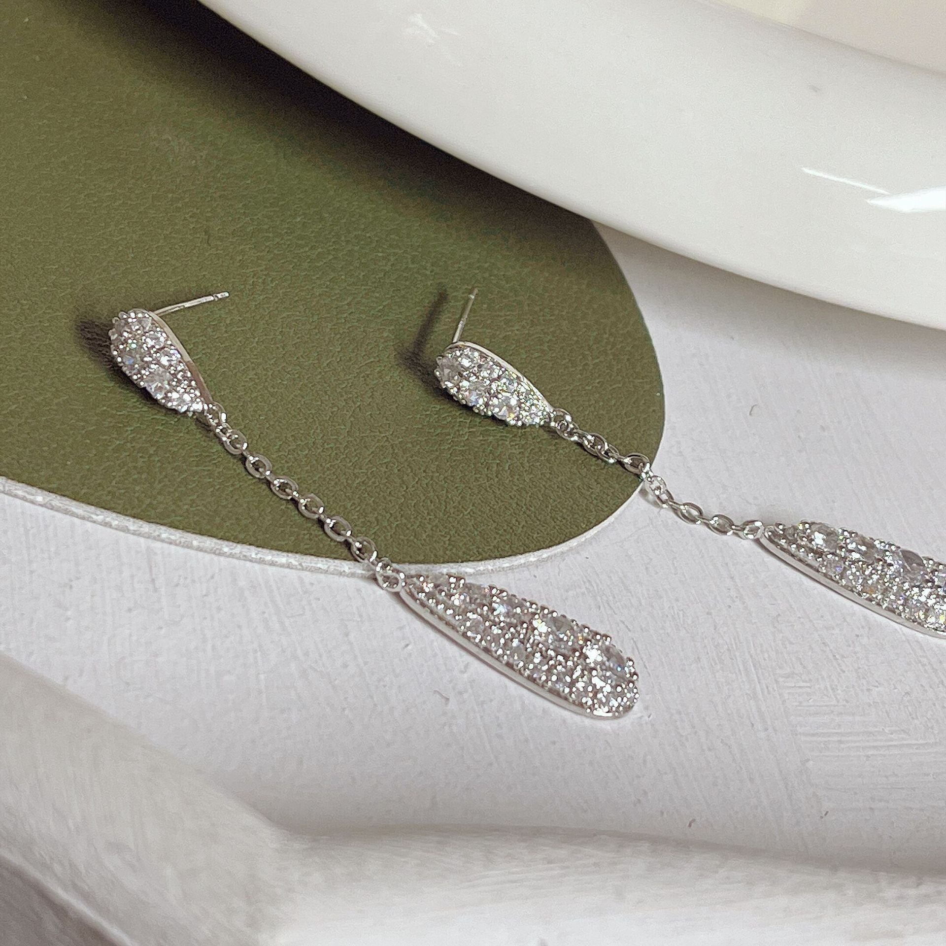 Waterdruppel oorbellen