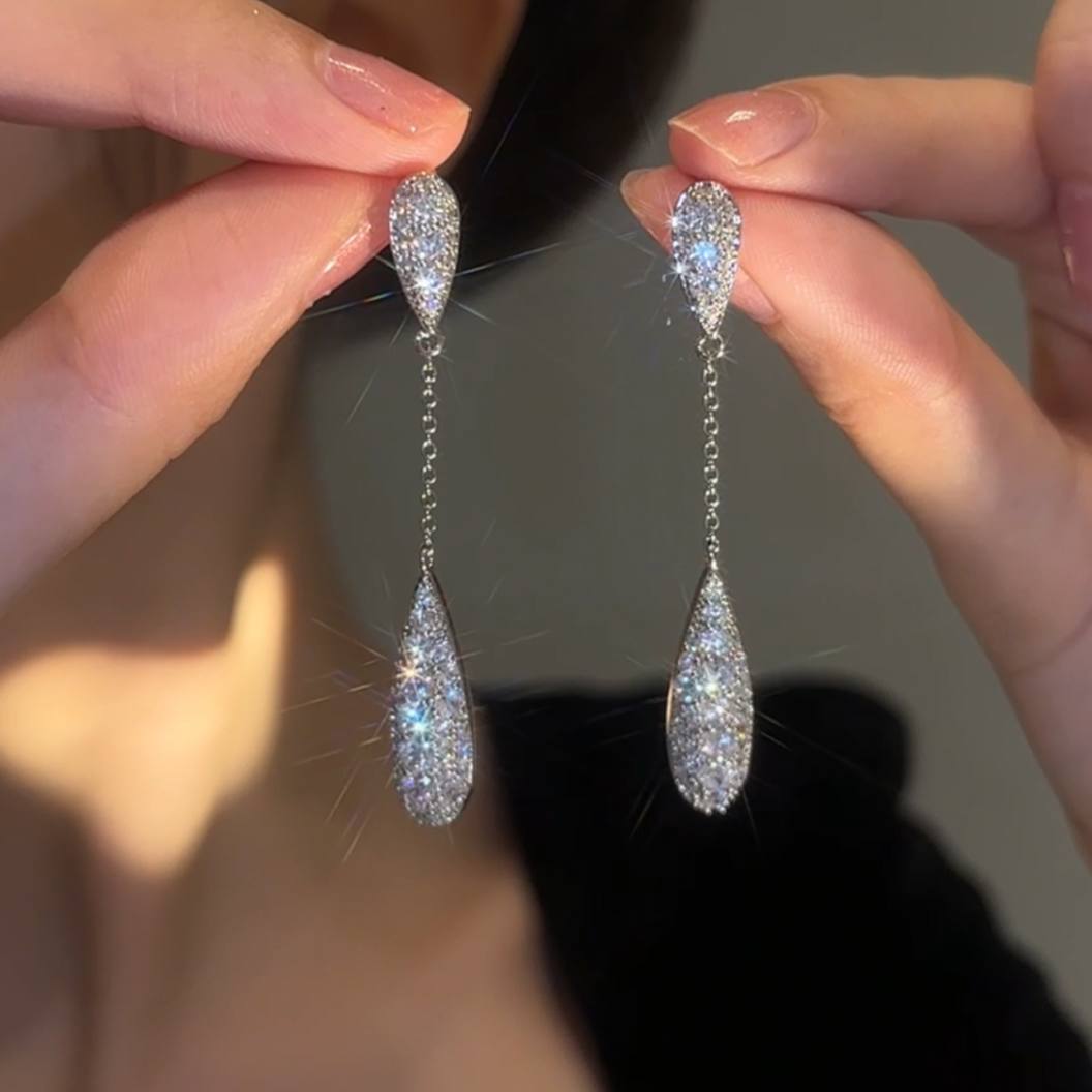 Waterdruppel oorbellen