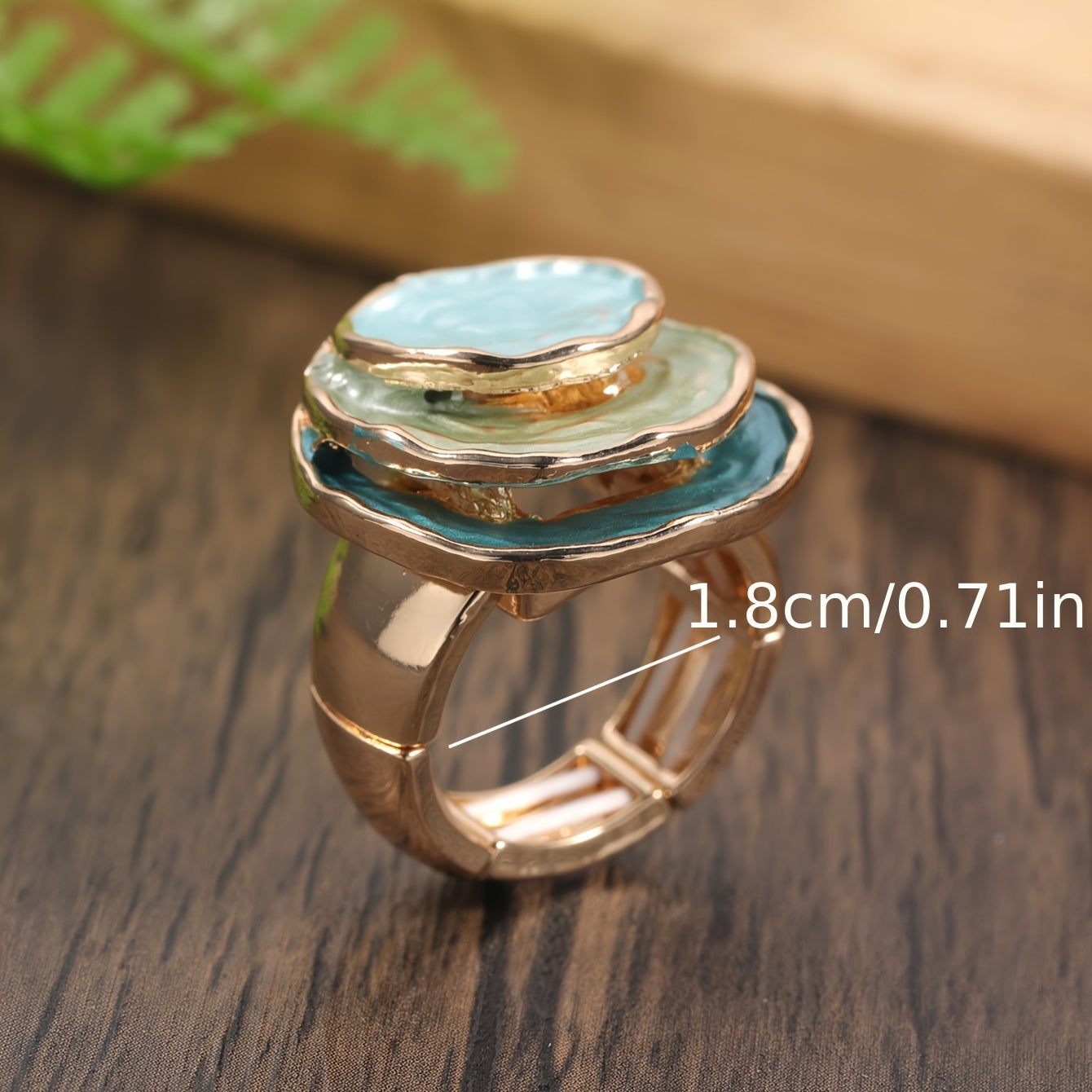 Boho-driedubbele-laag-ring