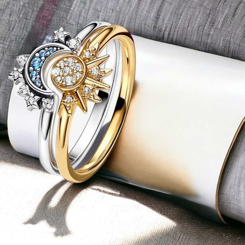 Bijpassende "Linked in Love" ringen – Elegante set voor haar
