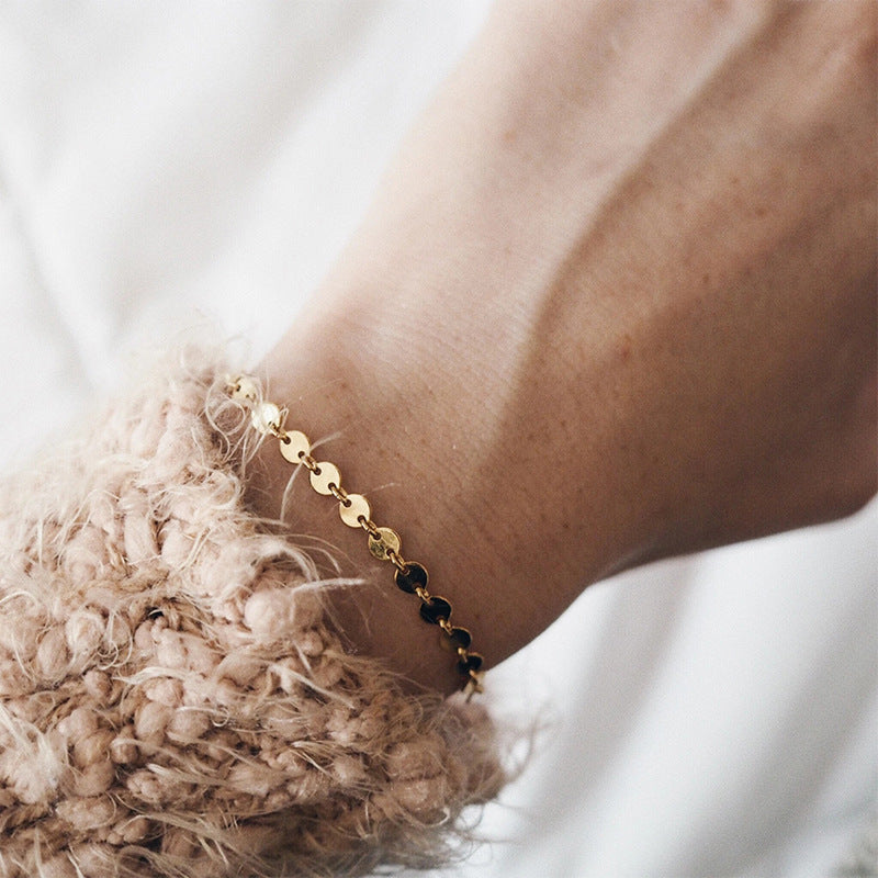 Darla ronde kettingarmband
