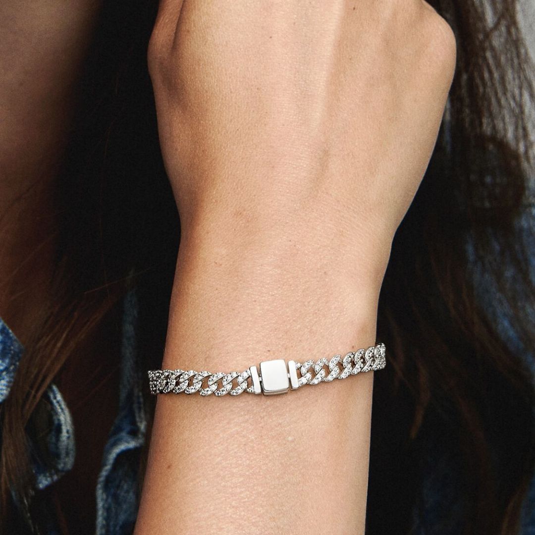 Moissaniet Cubaanse Armband | 18k Goud