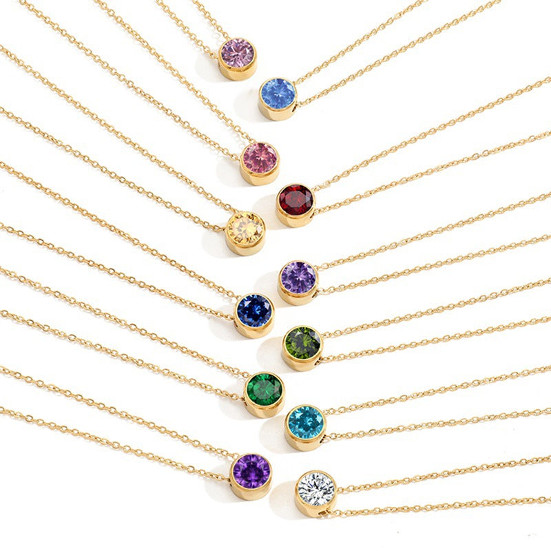 Lyra Geboortesteen Ketting