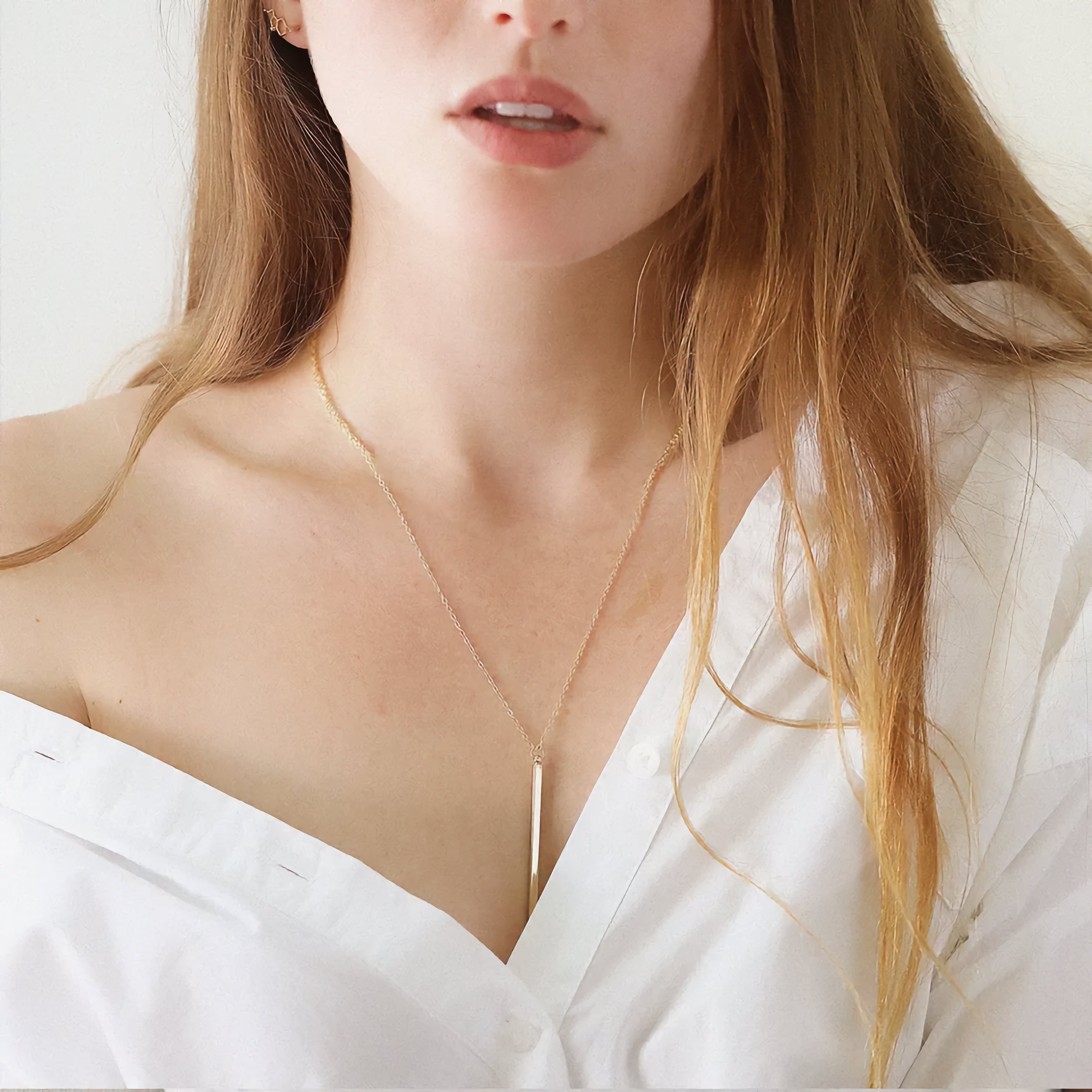 Allison gouden staafketting