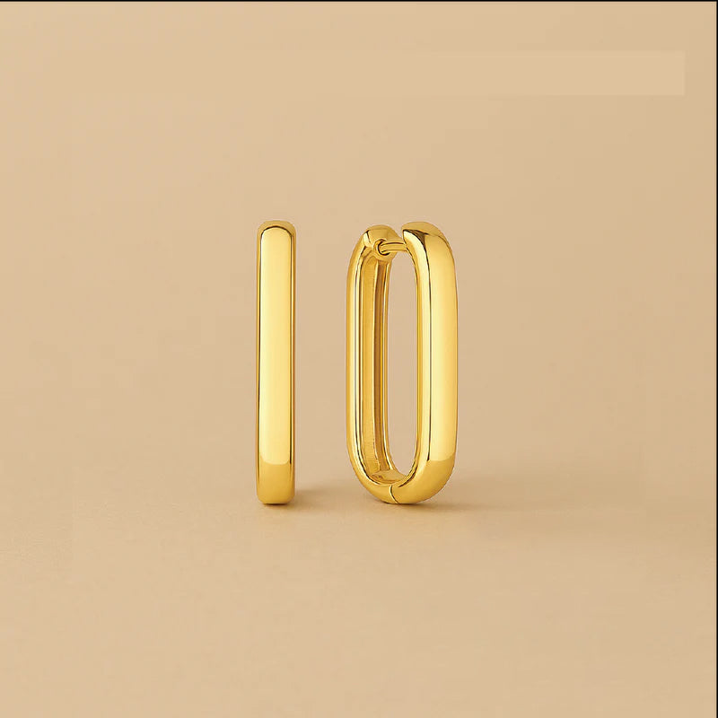 The Icon Hoops | Gedurfde 18k Gouden Statement Oorbellen
