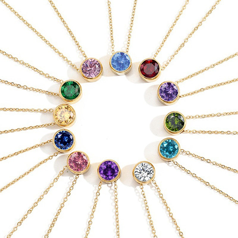Lyra Geboortesteen Ketting