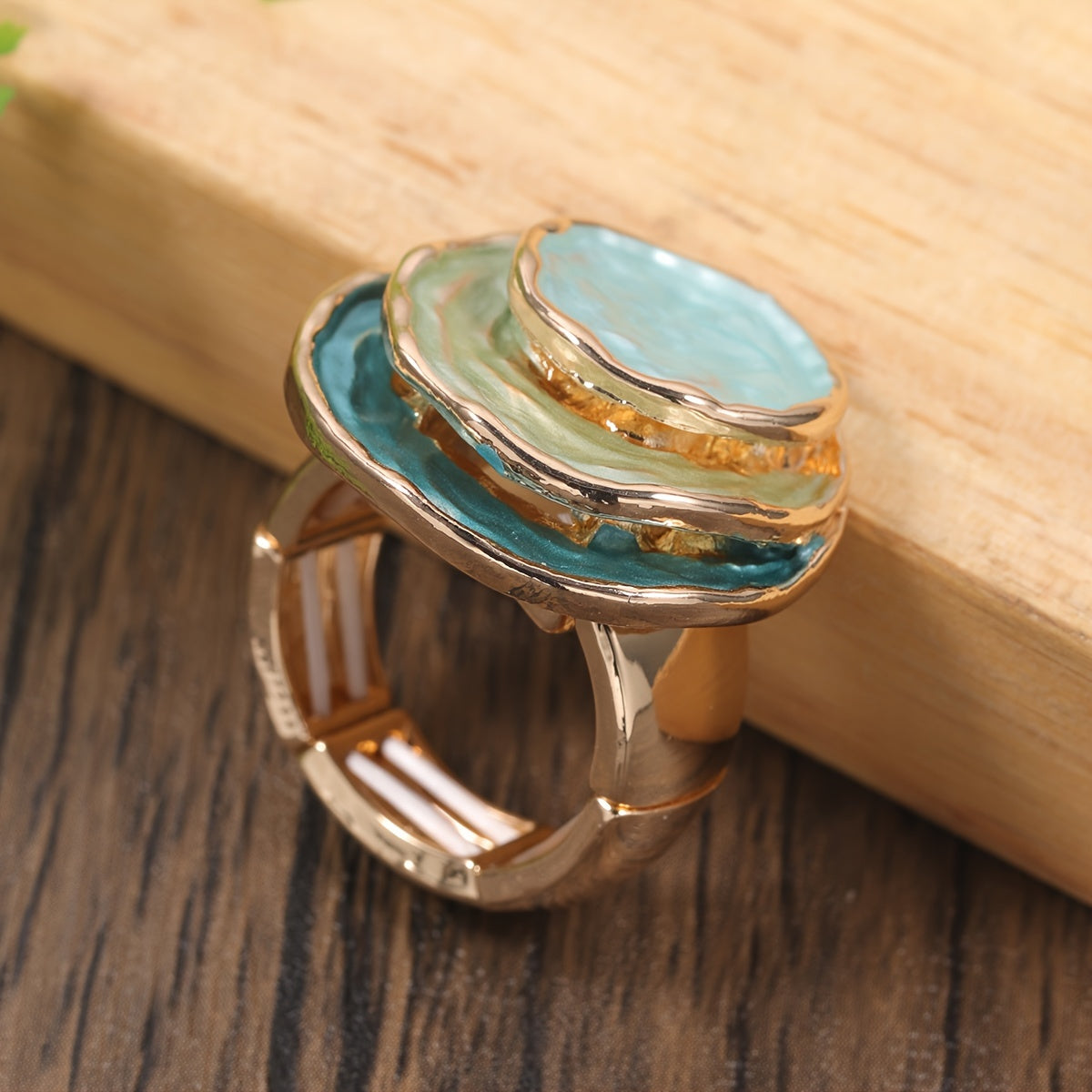 Boho-driedubbele-laag-ring