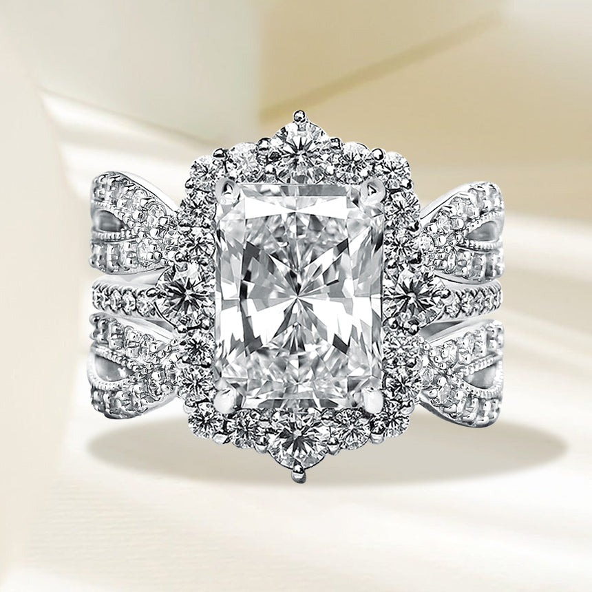 Vintage Halo Ring Set | Witgoud 16k