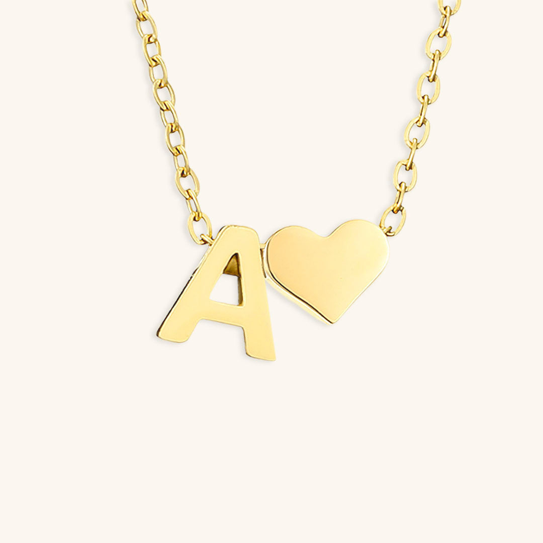 Ria Initiaal Letter Gouden Ketting