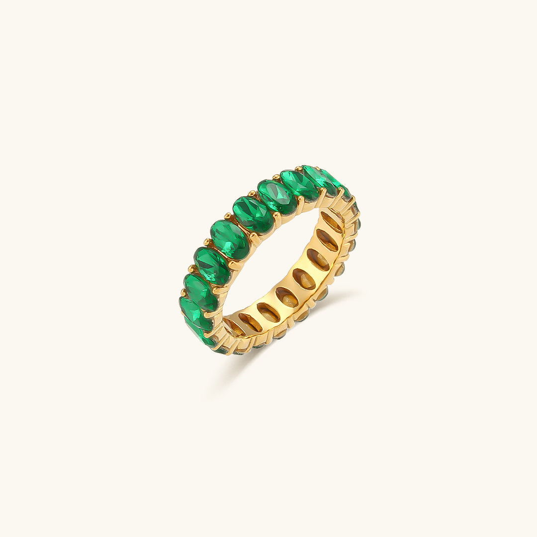 Antoinette Diamant Simulant Gouden Ring