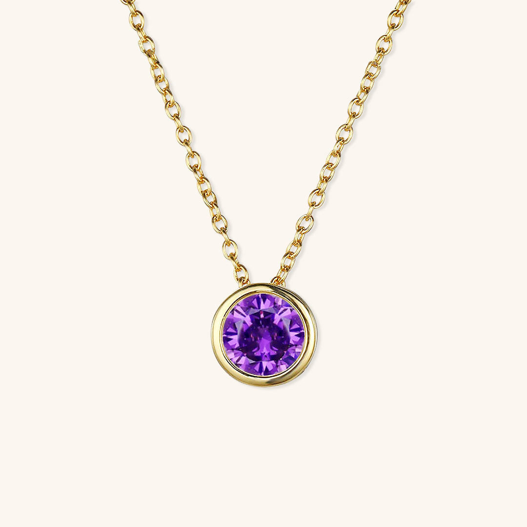 Amelia geboortesteen ketting