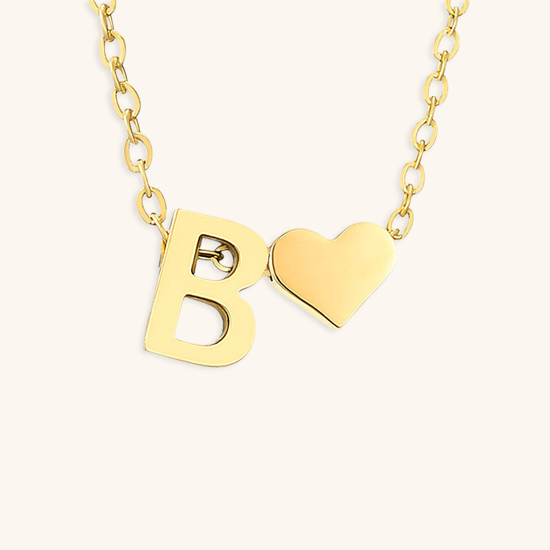 Ria Initiaal Letter Gouden Ketting