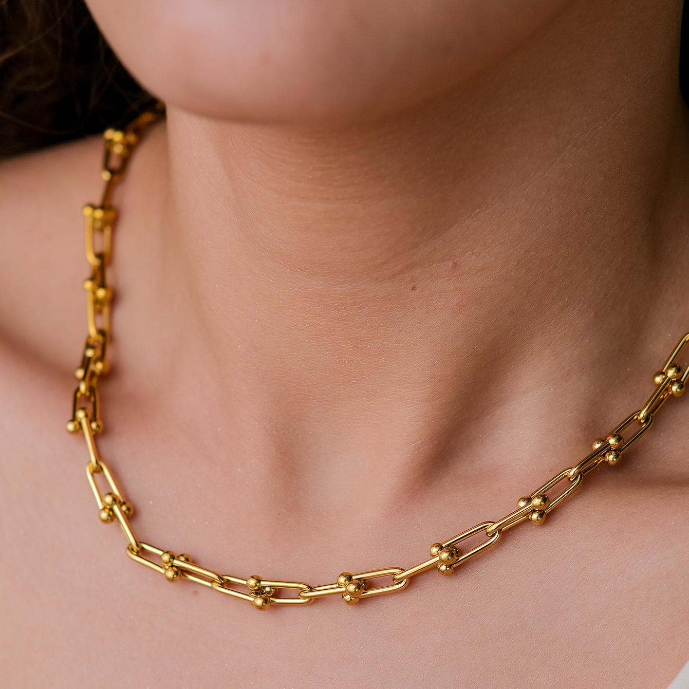 Cascade gouden ketting