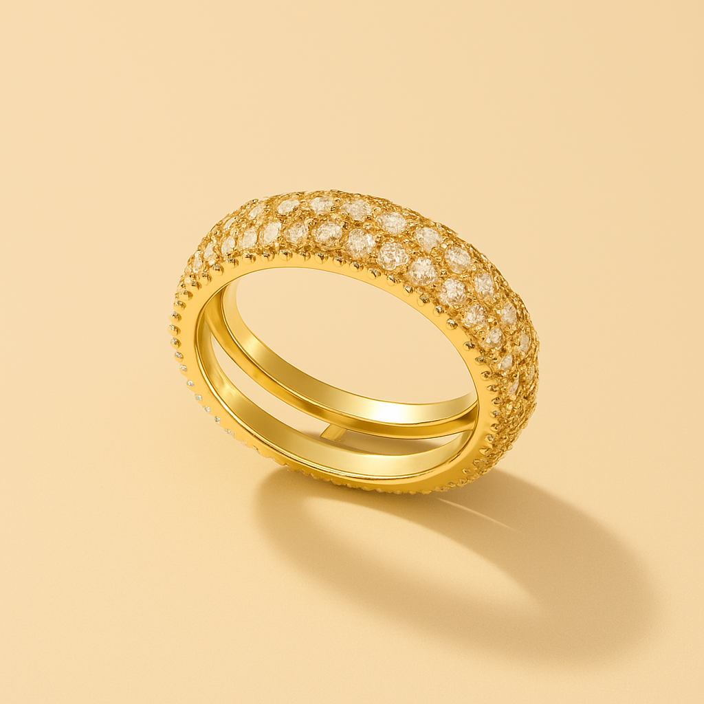 Luxueuze Uniseks Avant-Garde Ring voor Mannen & Vrouwen