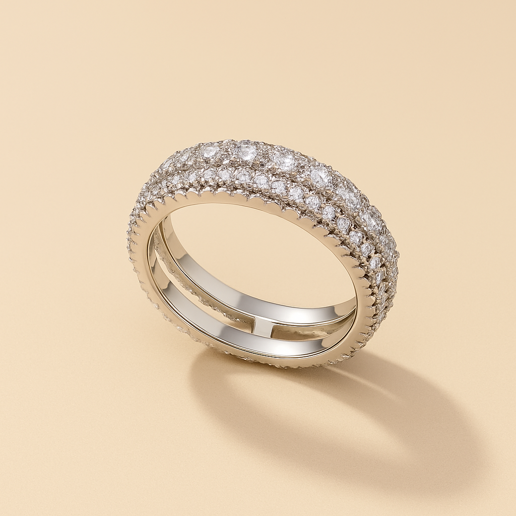 Luxueuze Uniseks Avant-Garde Ring voor Mannen & Vrouwen