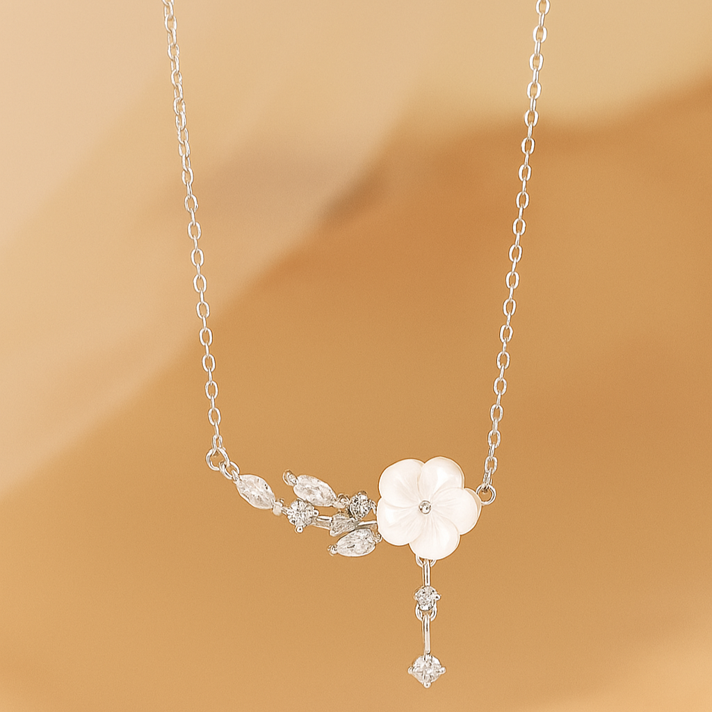 Luxe Camelia Kwast Hanger Ketting