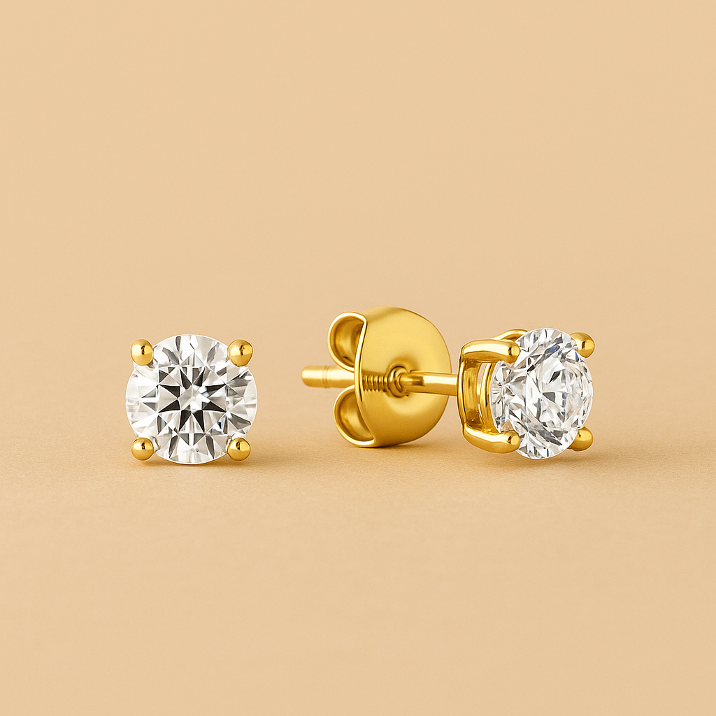 Larmes de Lune Set | Elegante 14k Gouden Oorbellen