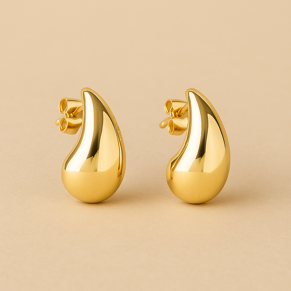 Mato Elegance Druppeloorbellen in 18k Goud