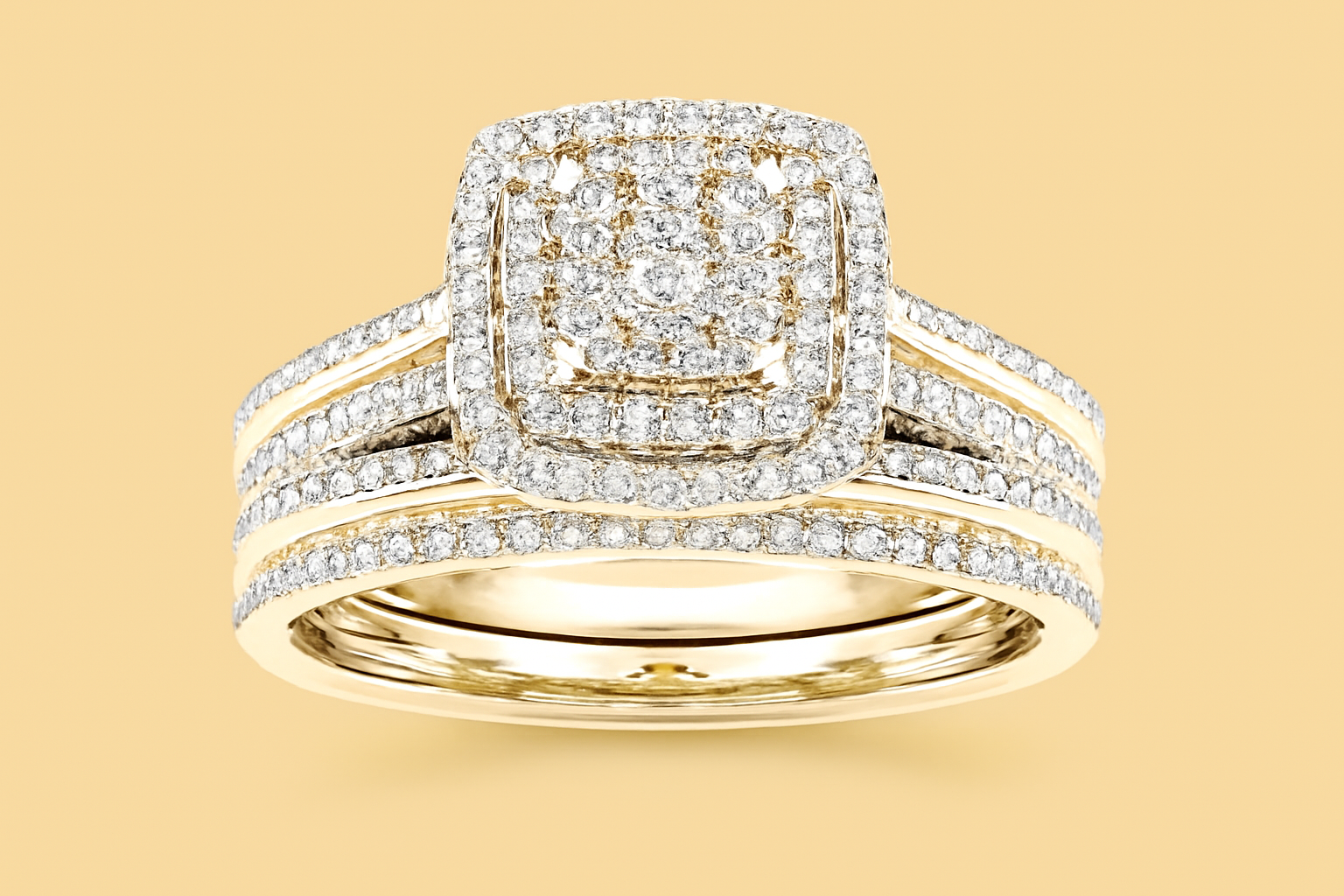 Dames 2-delige Boho Ringset