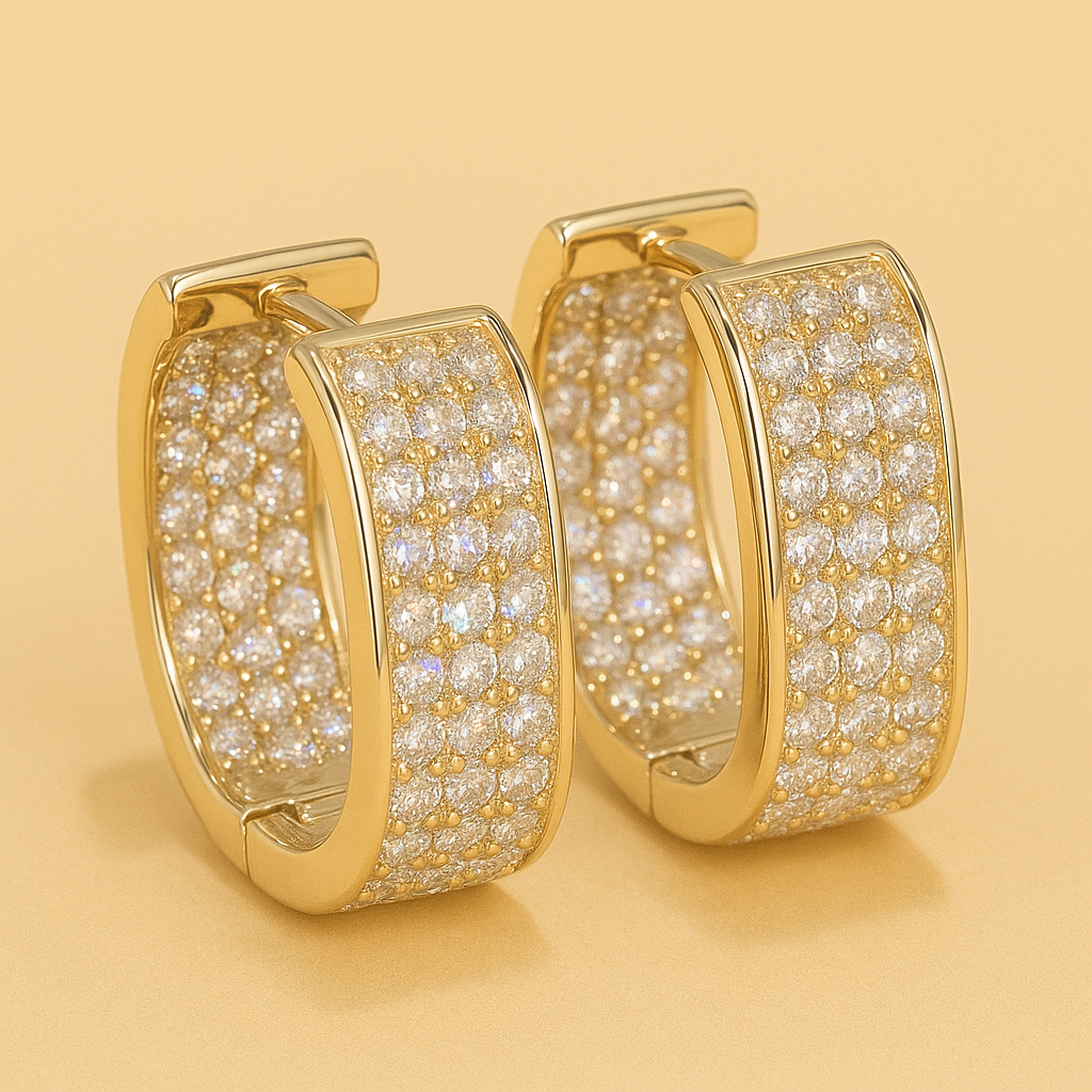 Luxe Bruids Oorknopjes – Gedurfde & Elegante Cubic Zirkonia