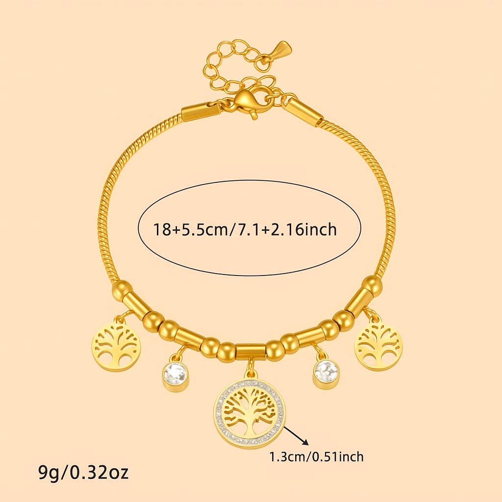 Aurora | Levensboom Bedelarmband