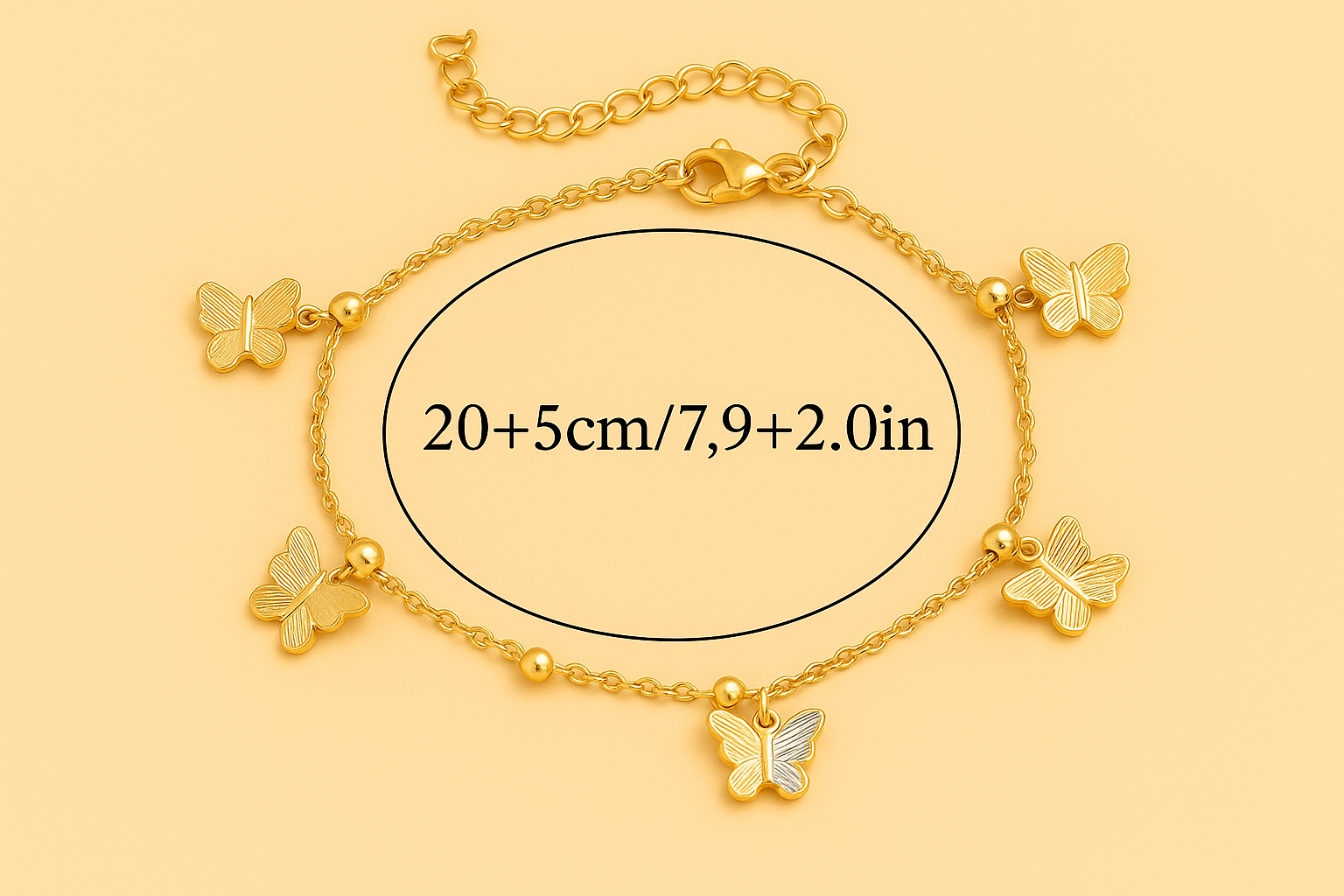 Aurelia | Dagelijkse Vlinder Bedelarmband