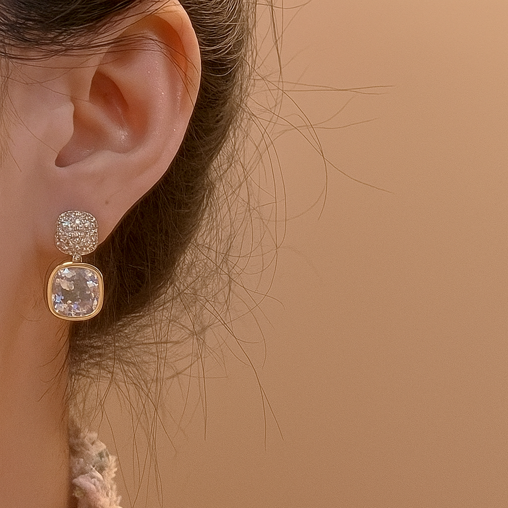 Vera Bling Hangeroorbellen – Rhinestone Sieraden