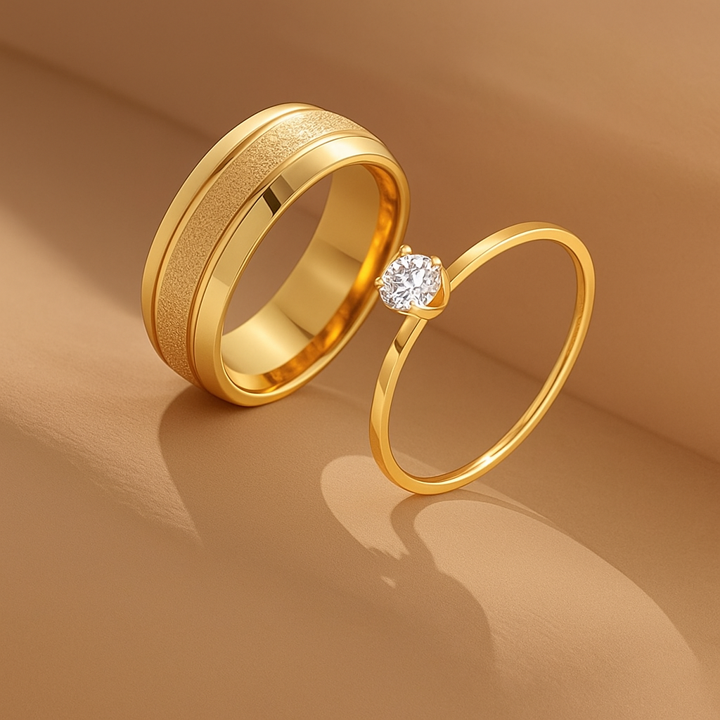 2-delige Bijpassende Ringen – Koppelsieraad