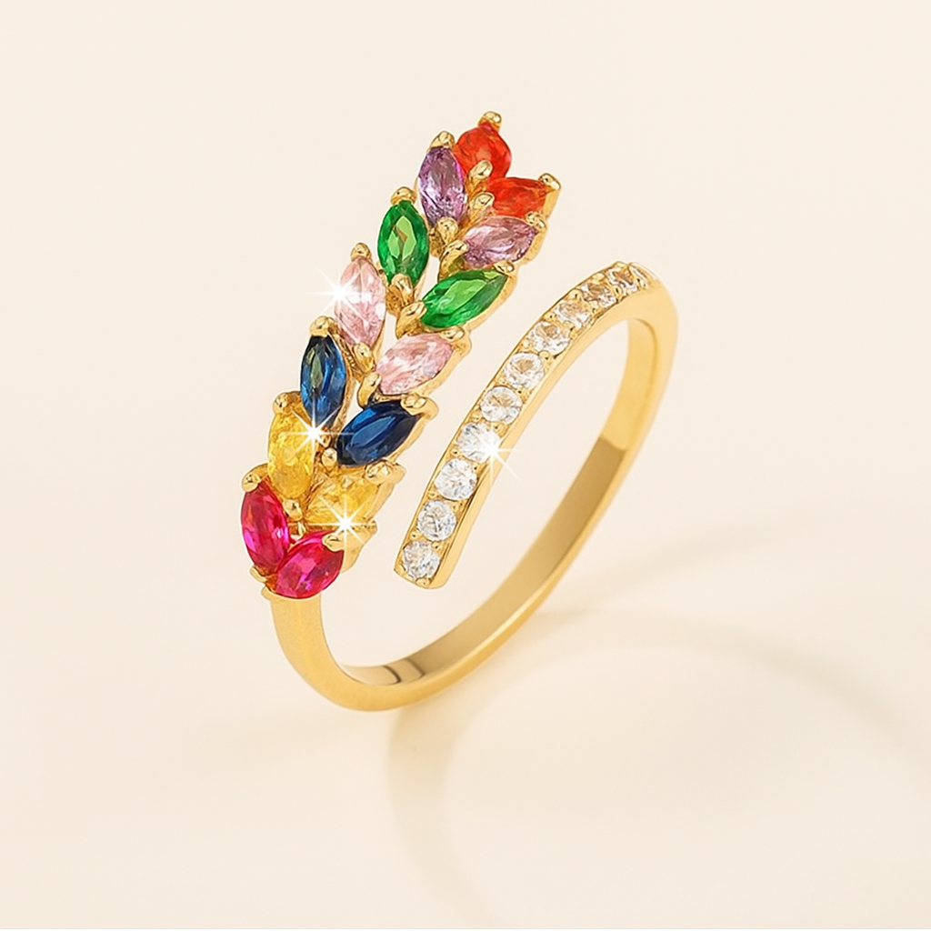 Chique Minimalistische Sprankeling – Twee-Ton Zirconia Accent