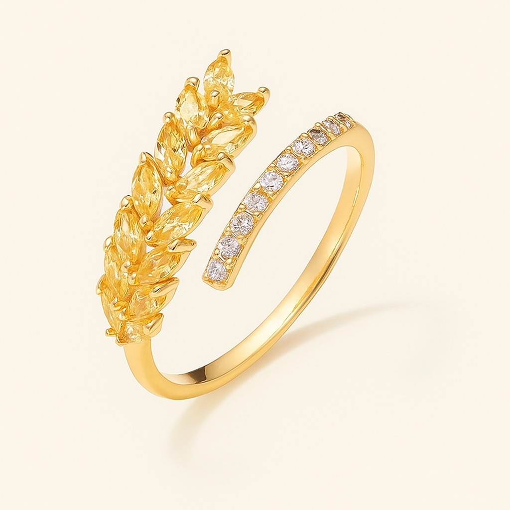Chique Minimalistische Sprankeling – Twee-Ton Zirconia Accent