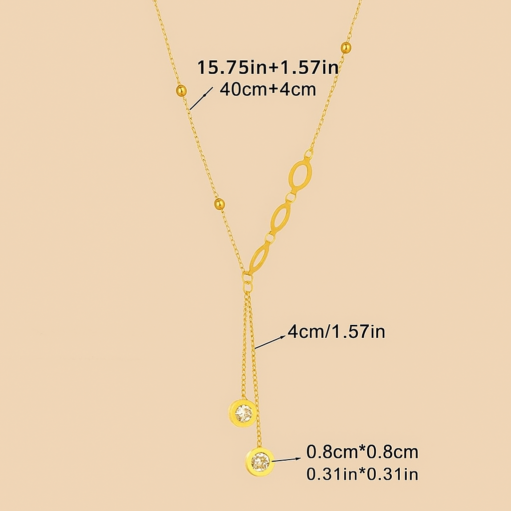 Luxueuze Gouden Cirkelhanger – Trendy Retro Ketting voor Dames