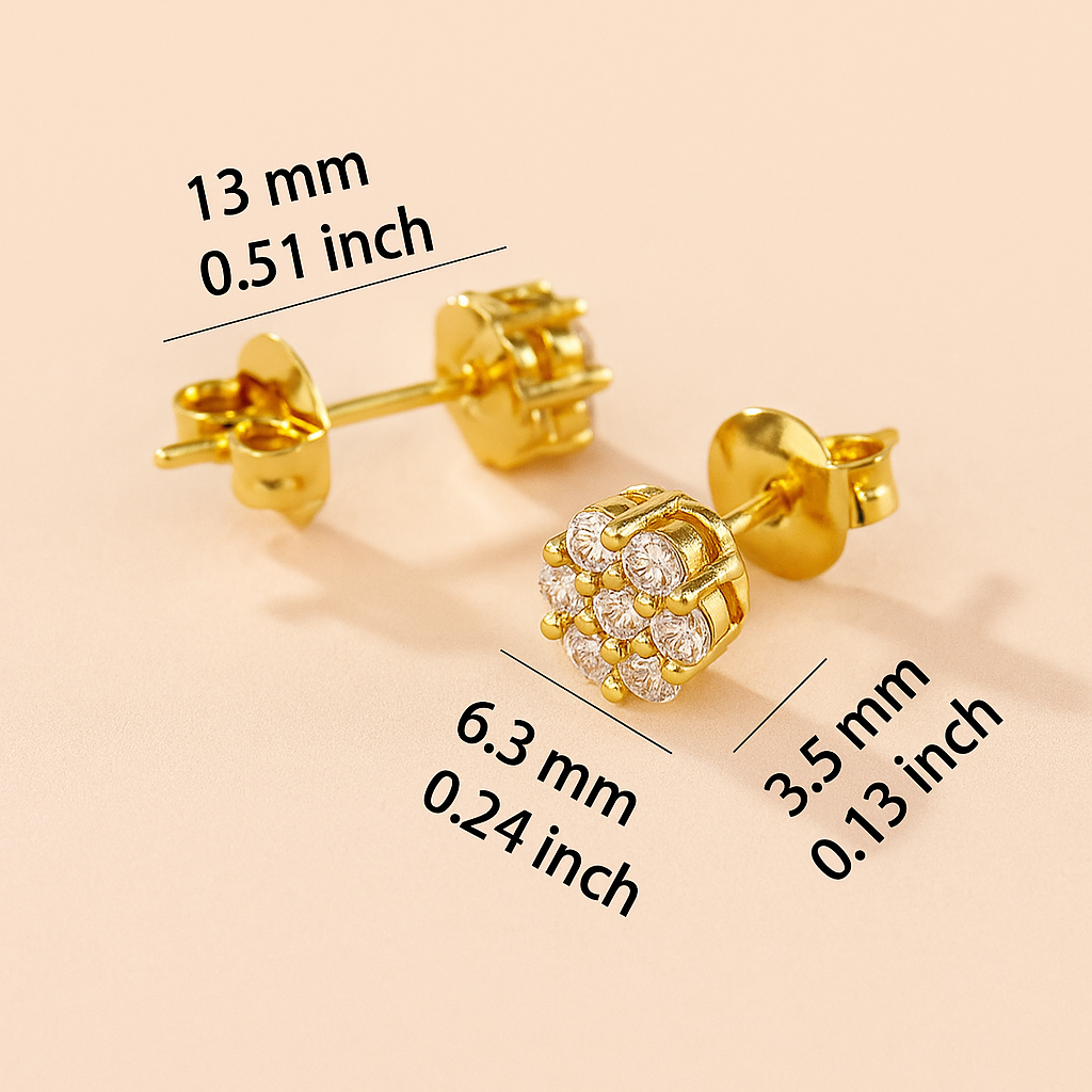 Lizzy Bloem Oorknopjes