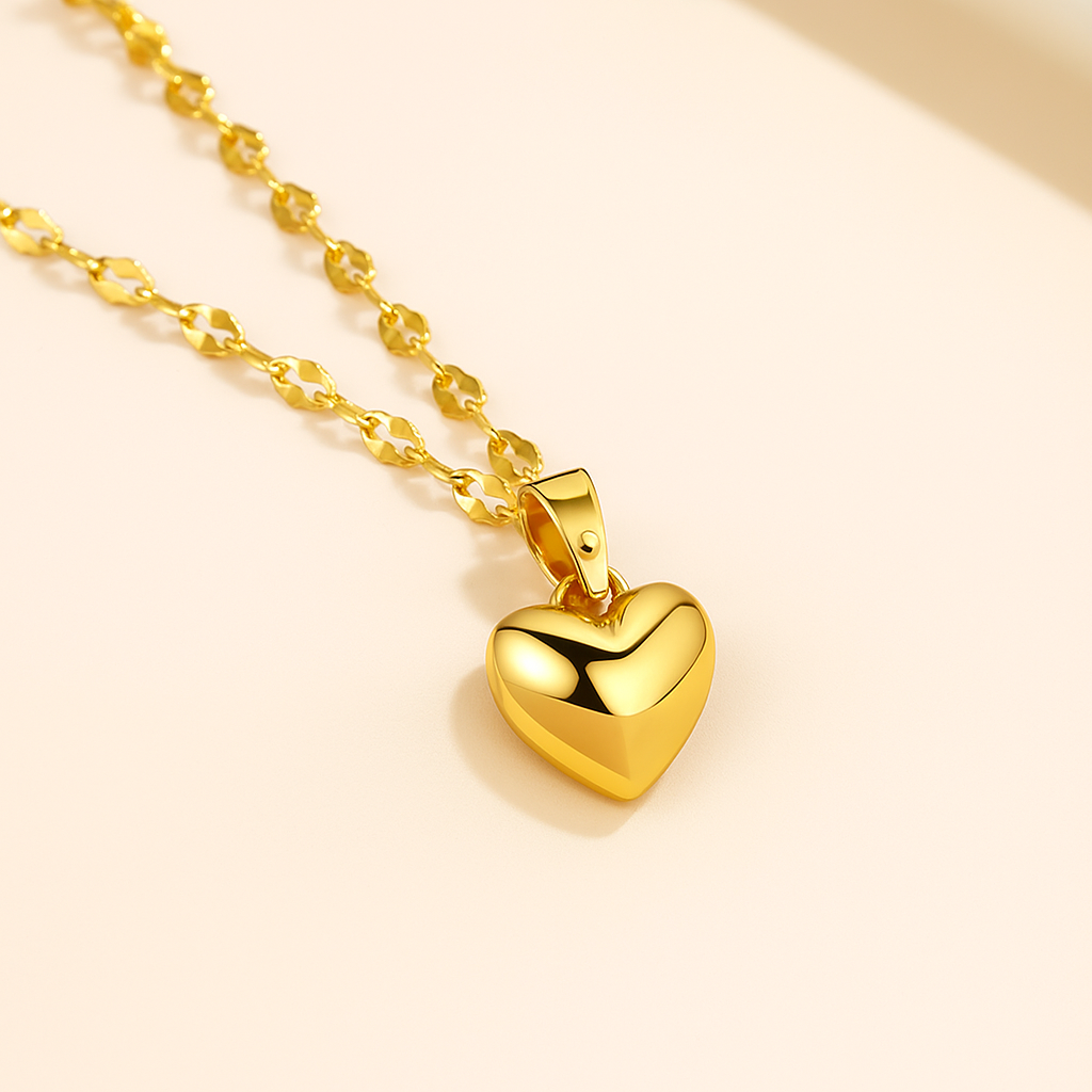 Hart van Goud Klassieke Bedelketting voor Elk Seizoen