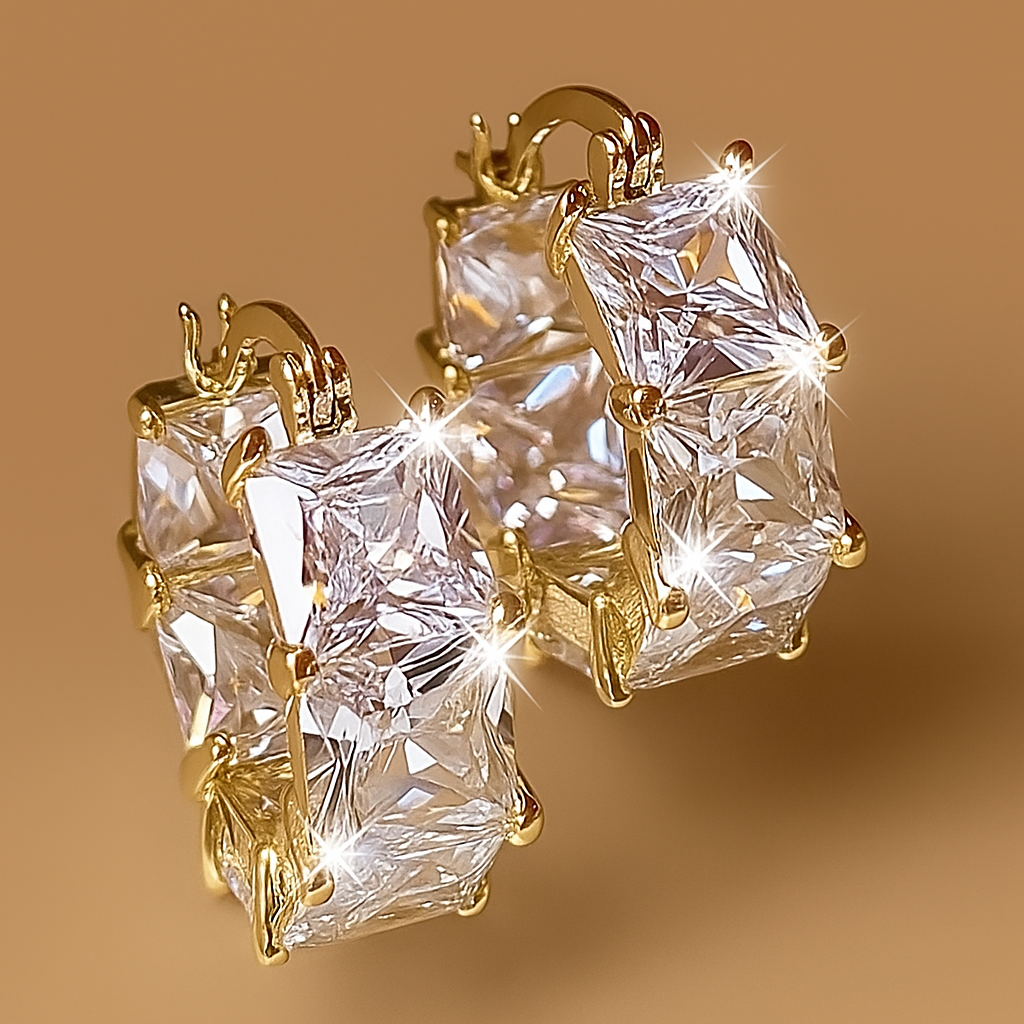 18K Goud Vergulde Oorbellen – Luxe Boho Zirkonia