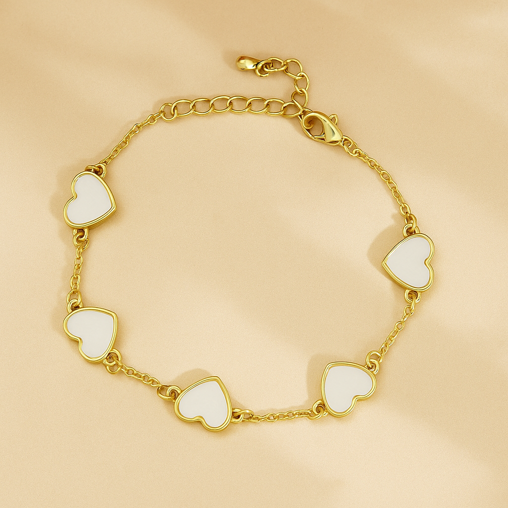 Ivy Chic Hartbedelarmband voor Vrouwen