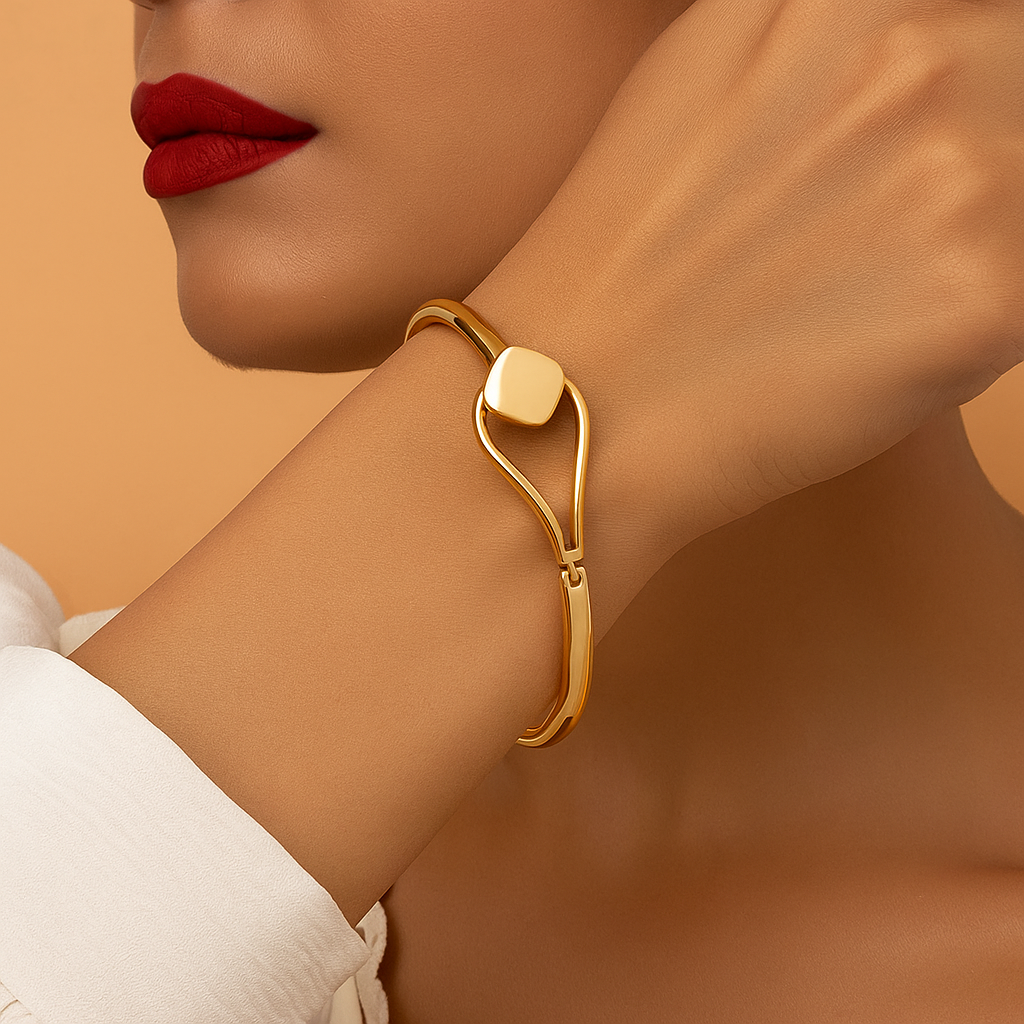 Minimalistische 14K Goudvergulde Armband voor Dames