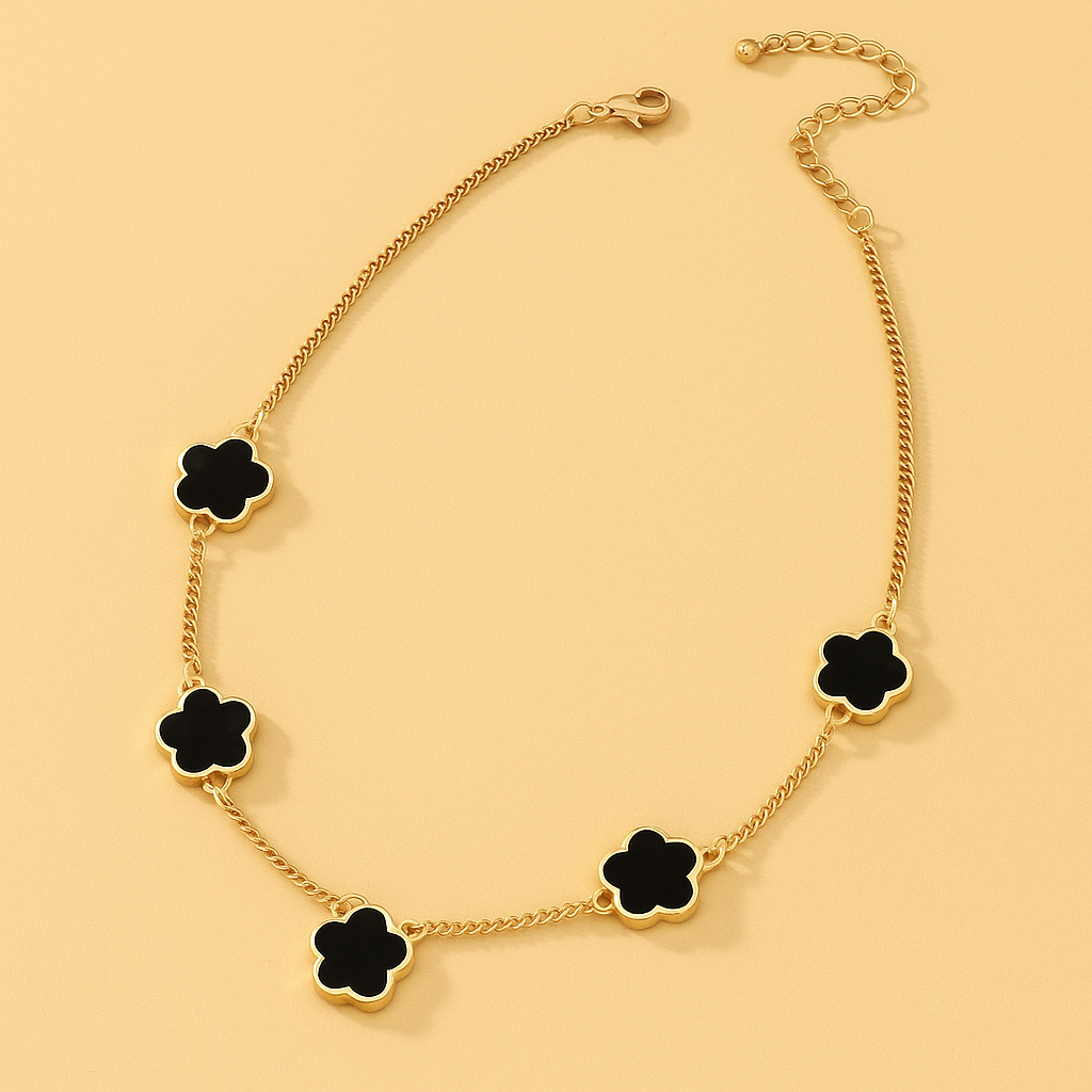 Elegante Bloemenhanger Ketting voor Dames