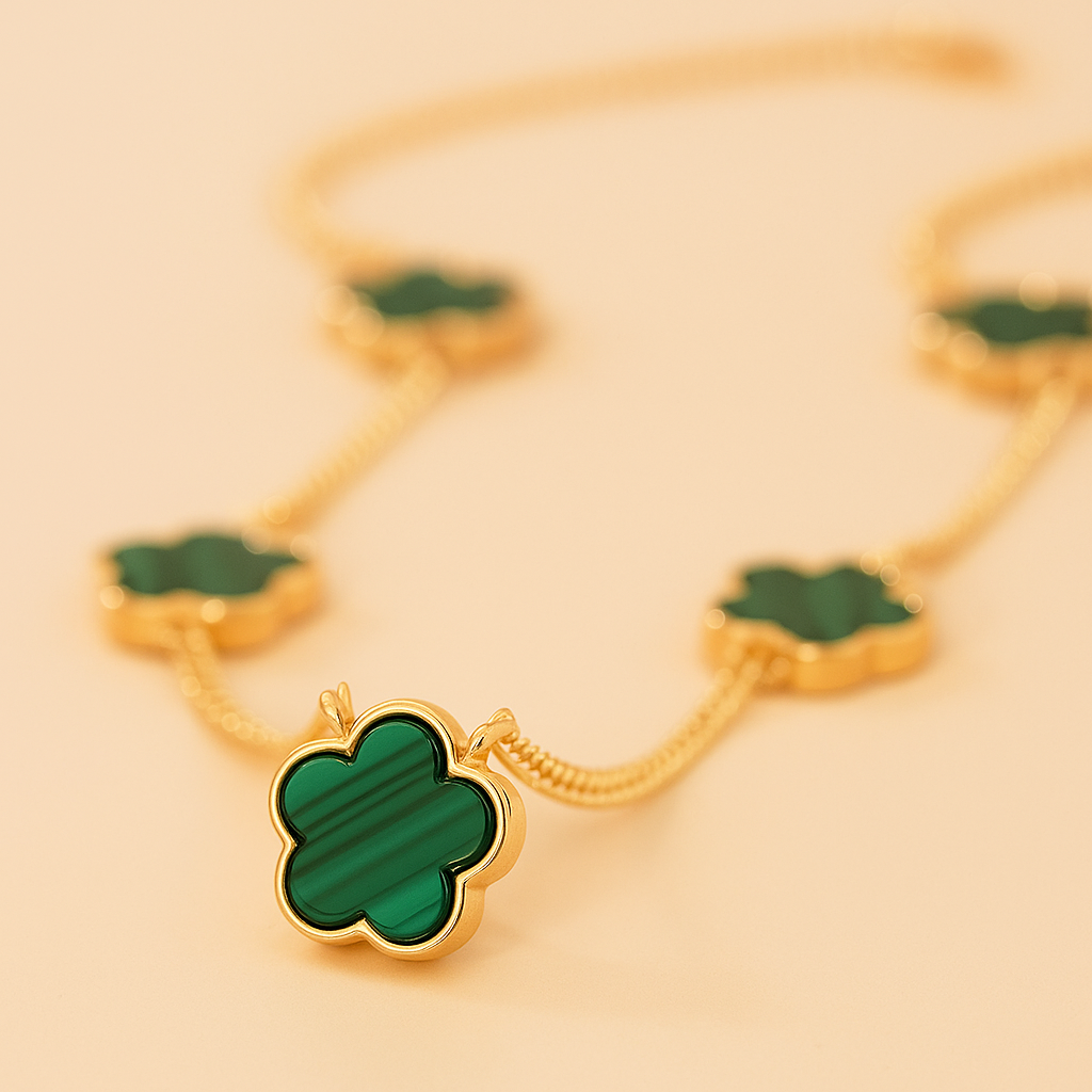 Elegante Bloemenhanger Ketting voor Dames