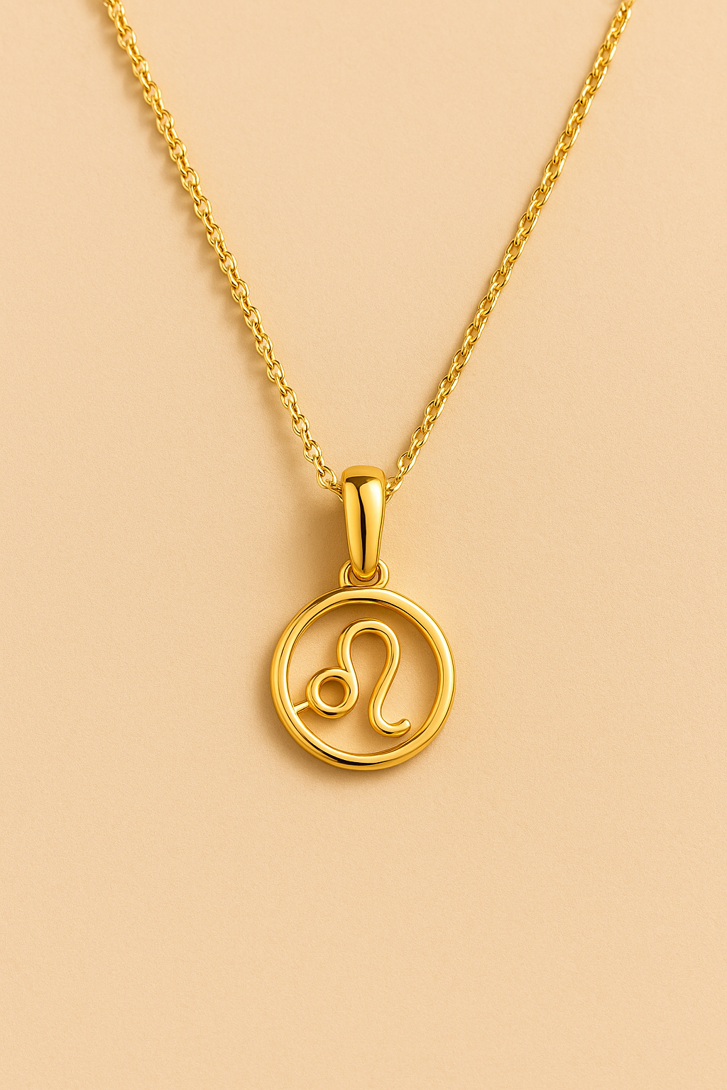 Zodiac Hanger Ketting | 18k Gouden Afwerking