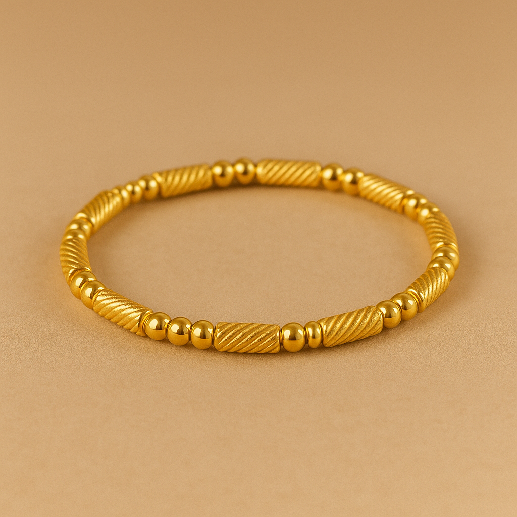Isavetta Bruni | Elegante 16k Witgouden Armband